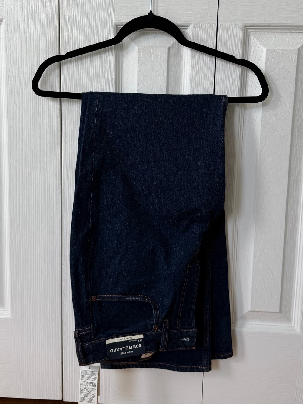 Abercrombie & Fitch Dark Indigo Straight Jeans